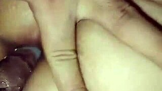 Lucky guy enjoys smooth indonesian wife's body with creampie riding action