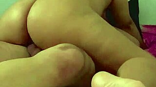 MONTO POLLA Y NOS INTERRUMPEN LA COGIDA HUGE FAT ASS EBONY CHAINED BUNNY GETS FUCKED!