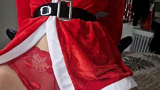 le robe la esposa a santa claus y se la dejo llene de leche con mi verga enorme