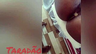 just a massive cumshot dripping down that fat ebony ass perfectly