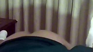 stepsister teases with big ass riding stepbro's cock in uniform