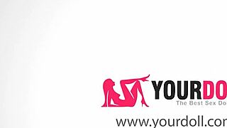 blonde ebony doll shares big cocks in sexy bukkake cosplay