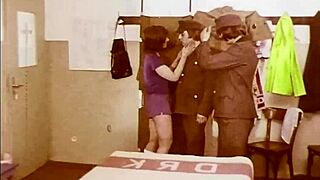 Vintage Group Blowjobs and Hairy Pussy Action in Retro Orgy