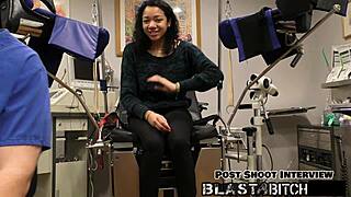 Yasmine Woods' Backstage Pounding Ends in Massive Cum Blast