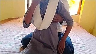 hot desi college girl goes kamasutra wild in viral homemade indian sex mms forest ride