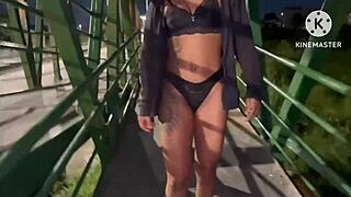 married woman bareback fucked hard public street light live amateur exhibition