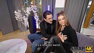 morning walk swap turns into wild threesome wife share with big cocks everywhere