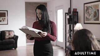 angela white eases shy client into dp therapy