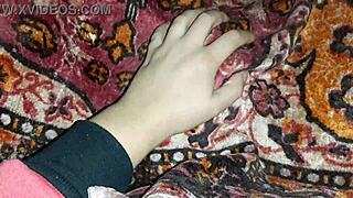 girlfriend wakes me with halloween tent cunnilingus to wild orgasm