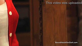 hey girl watch this sensual madame undress her busty slave for some touching fun