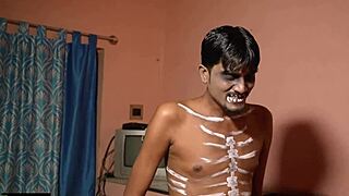 i'm addicted to licking this beautiful desi village wife's shaved pussy ranch style.