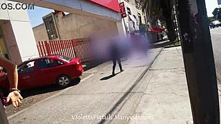 skinny big-ass cdmx tranny flashes gaping toy publicly