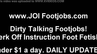 hey slide your throbbing cock right between my soft warm feet now