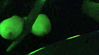 italian milf artemisia flashes huge horny tits driving her car wild