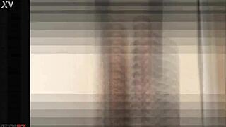 White monster cock dominates skinny black girl in interracial casting deep fuck real orgasm