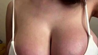Stepmother's Big Milky Tits Bounce During Intense Fuck and Orgasmic Massage Session