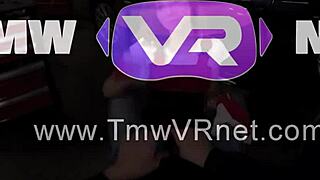 Tera Link the Hot Brunette Mechanic Gives POV Blowjob in Car