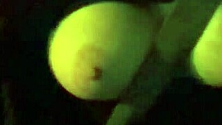 italian milf artemisia flashes huge horny tits driving her car wild