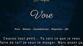 Whoa, french giantess vore joi commands huge jerk off now!