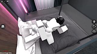 i pound my hot italian girlfriend's tight pussy hard right in roblox game world