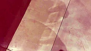 what lurks behind that steamy shower with horny muscular Brazilian bodybuilder's massive cock?