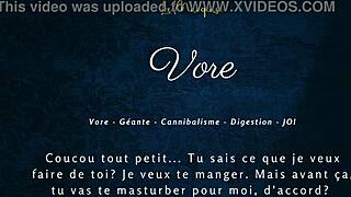 Whoa, french giantess vore joi commands huge jerk off now!