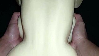 damn sally bent over doggy i fuck her deep creampie that tight pussy...