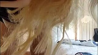 🤖 fuckin this silicone fuck doll milf's fake tits feels so real n submissive!