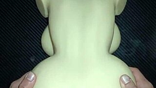 damn sally bent over doggy i fuck her deep creampie that tight pussy...