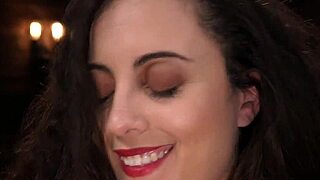 PETITE BABE RIDES FUCKING MACHINE TO SQUIRTING ECSTASY!