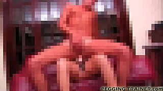 you ready for this femdom babe pegging guy extra hard with dildo?