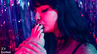 LITTLE FEET TICKLE TORMENT DRIVES LESBIAN SUB INTO FOOT LICKING ECSTASY AND TOTAL SURRENDER!