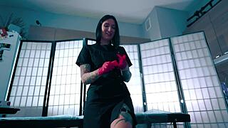oh god sexy nurse those latex gloves got my patient cum so fast