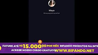 Coroa Amadora Casada Dançando com Tesão