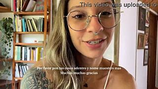 Horny Miniskirt Secretary Roleplays Dirty Talk While Sucking Shaved Pussy Fucked