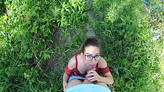 Petite Skirt Teen Lost In Forest Screams But Deepthroats Monster Cock Sloppy Instead