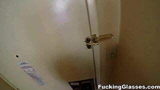 Fucking Glasses-Wearing Escort Britney Blue Spy-Filmed In Hardcore Teen Cumshot Pound!