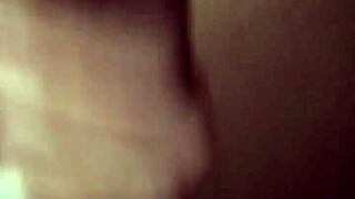 Amateur milf bends over for bottle insertion stretching her pussy doggystyle