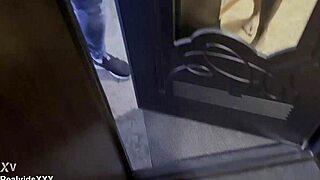 army buddy's wife strips slow then rides soldier cock cowgirl when he visits 😈🍑💦