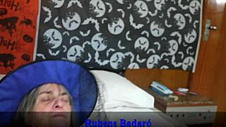 halloween's over but craving milf's ass on monster cock in sheer red complete vid