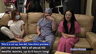 Dr tampa turns nurse blaire celeste into gaping patient guinea pig backstage