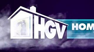 Hot couple Taylor and Ashton pound shaved pussies missionary outdoors in rough pov sex.