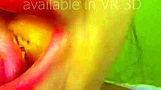 She chews carrot bites for vore swallow