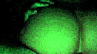 Nighttime play with big butt tan sex doll torso continues.