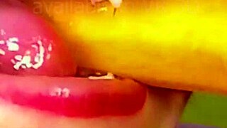 She chews carrot bites for vore swallow