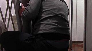 milf in pantyhose irons then gets groped and fucked hard