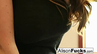 omg big titted alison tyler fingers her tight pussy hole so good!!