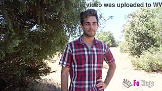 sofia santan bends over for nasty woods fuck after flashing big tits and ass