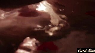 imagine this classy ebony teen bent over in the bath getting pounded hard
