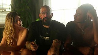 hey roommate caught me spying now fuck my tight pussy interracial first time